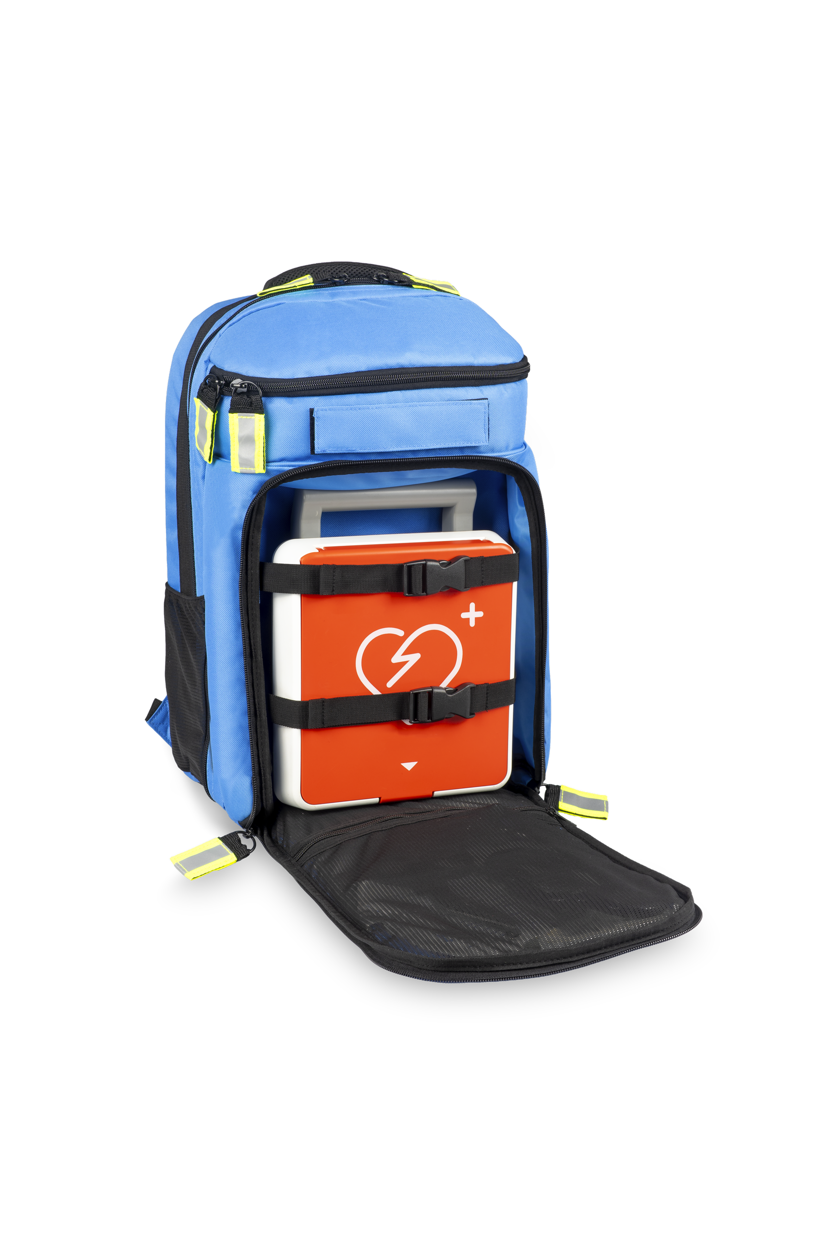Mochila sanitaria azul para TES y urgencias