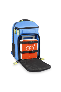 Mochila sanitaria azul para TES y urgencias