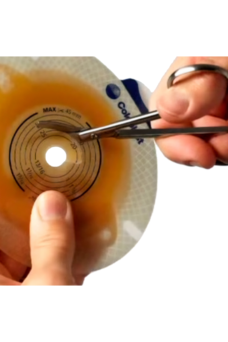 Ostomy Scissors - Silver -zoom-