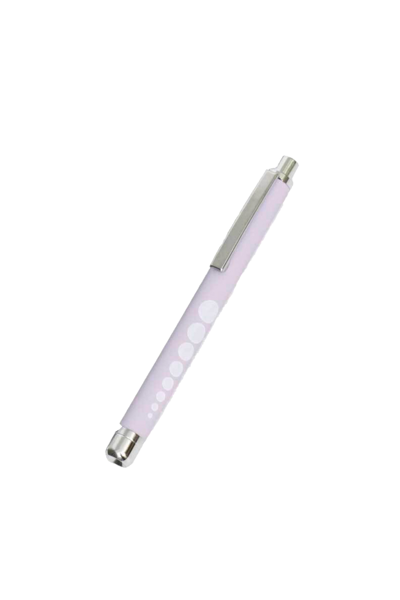 Pocket flashlight with pastel-colored LED light -zoom-