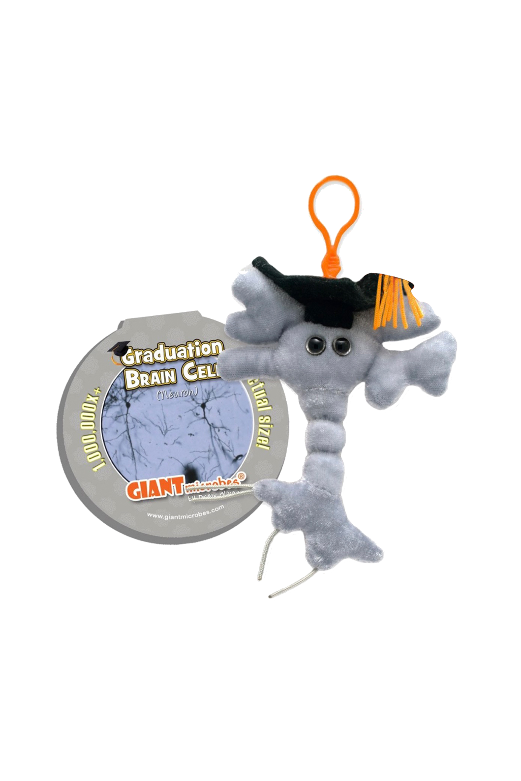 Giantmicrobe Keychain - Graduated Neuronal Cell-zoom-1