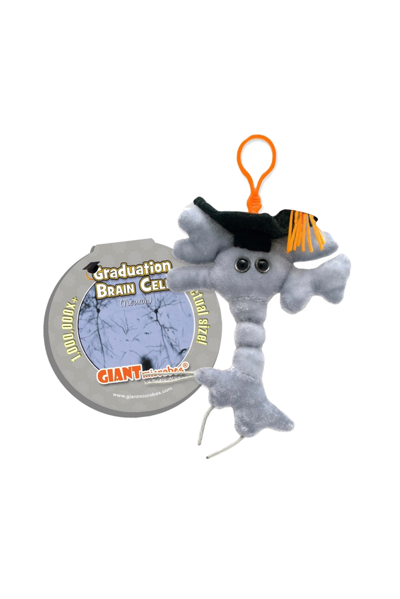 Giantmicrobe Keychain - Graduated Neuronal Cell-zoom-