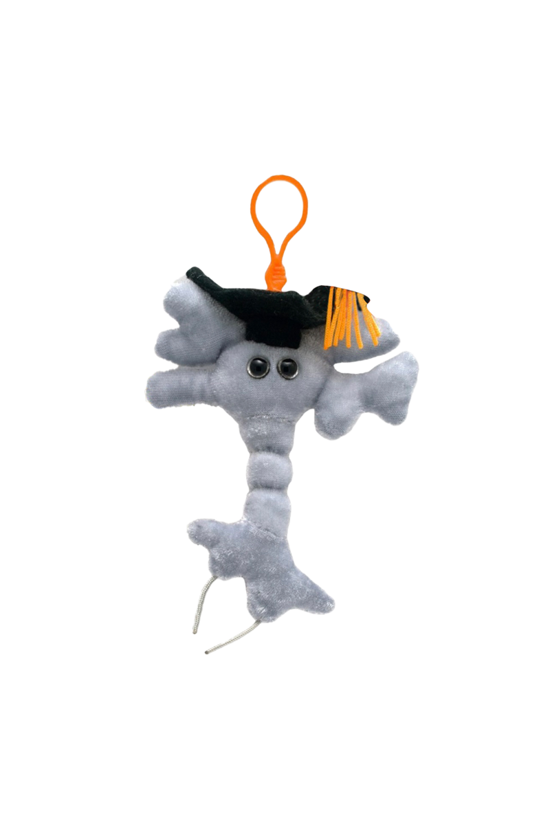 Giantmicrobe Keychain - Graduated Neuronal Cell-zoom-