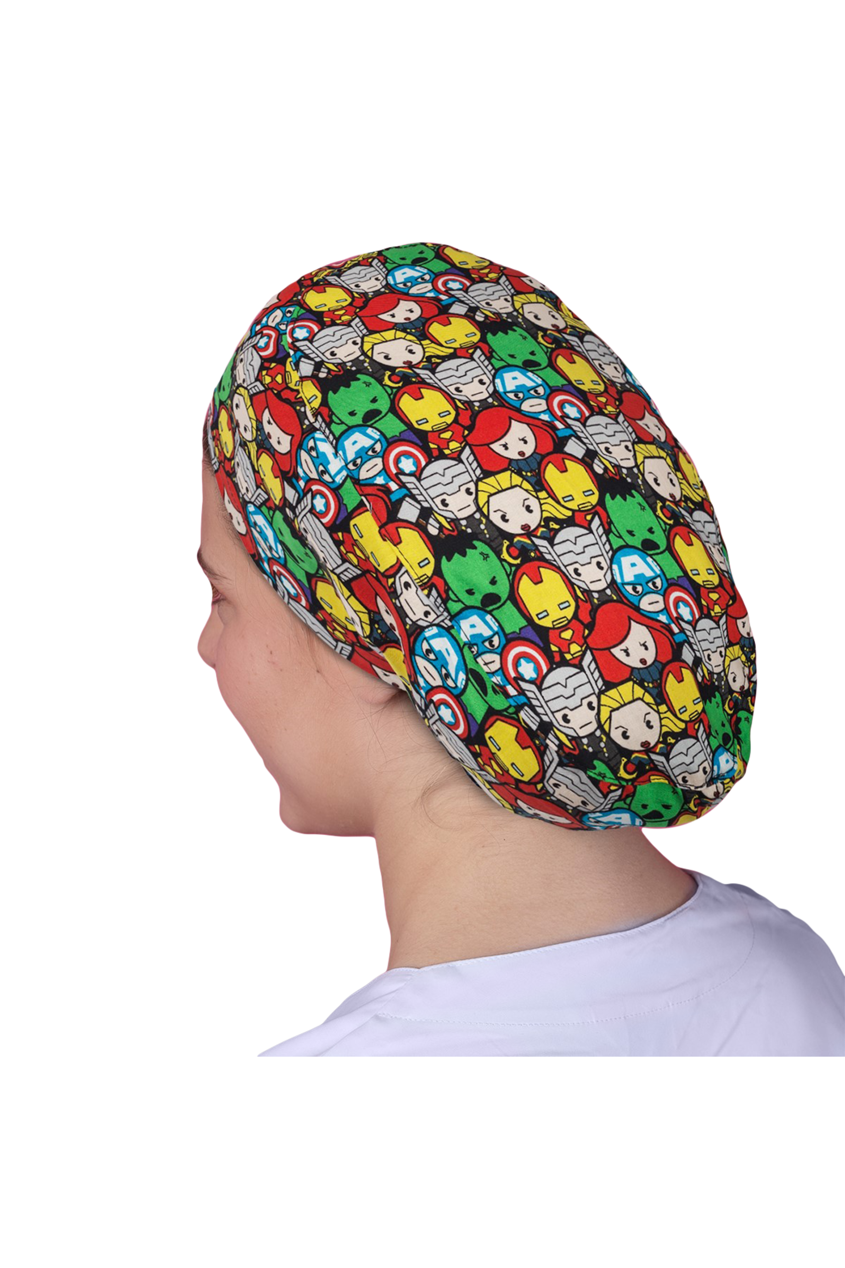 Surgical cap for long hair - Printed -4