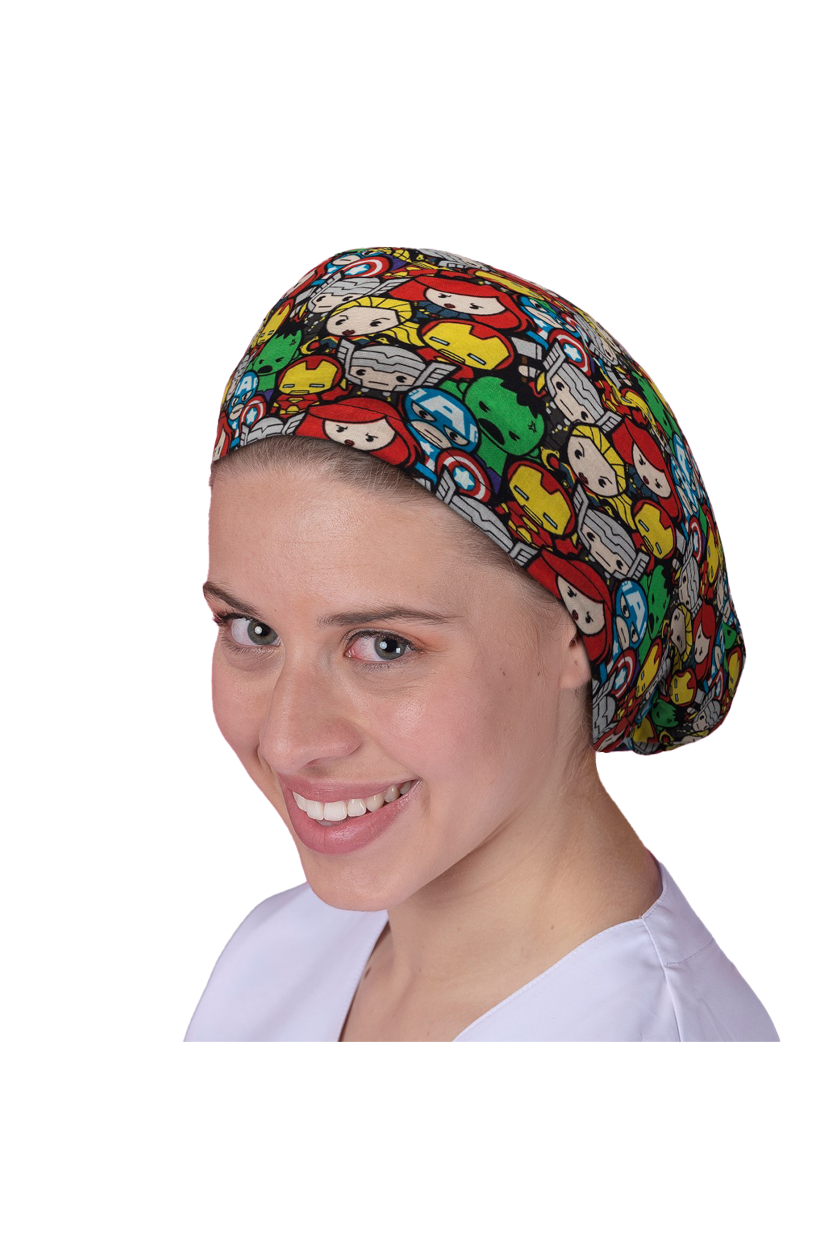 Surgical cap for long hair - Printed -3