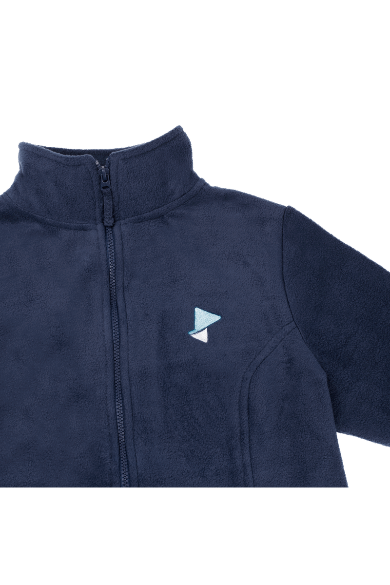 Chaqueta Polar Azul Marino hombre bordado - SalusPlay-zoom-