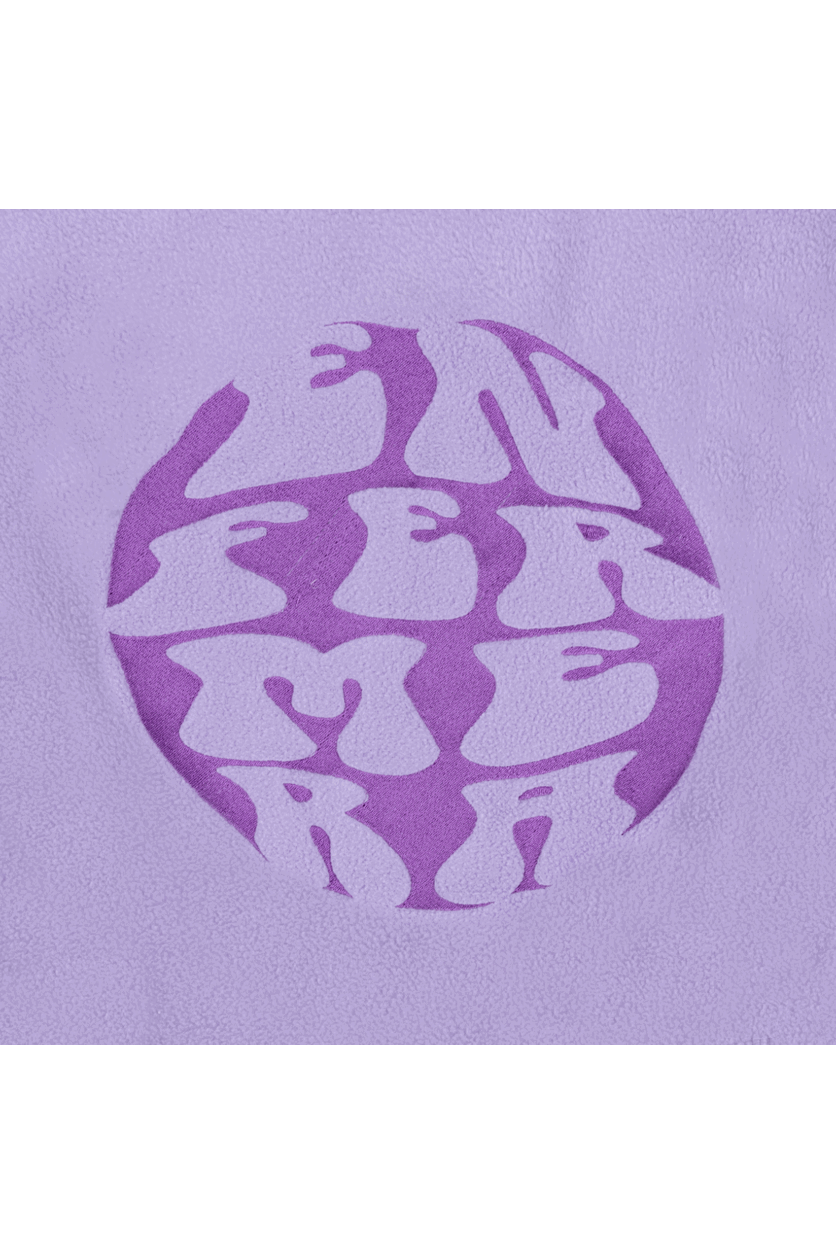Personalized Women's Fleece Scrub Top – Lavender with Embroidery-zoom-7