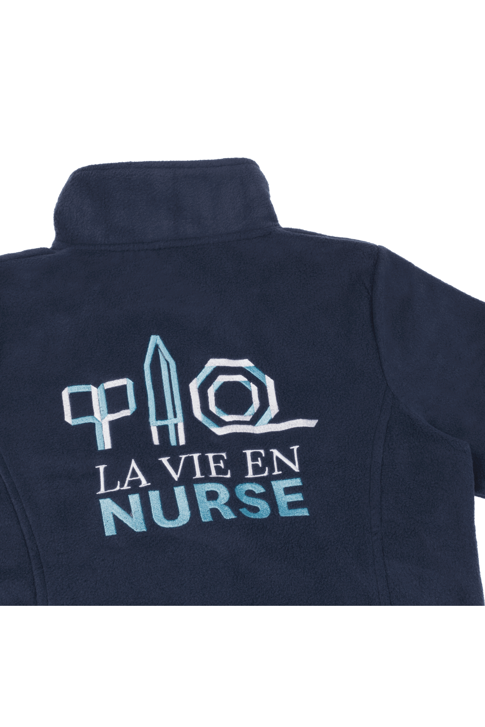 Chaqueta Polar Azul Marino hombre bordado - SalusPlay-zoom-4