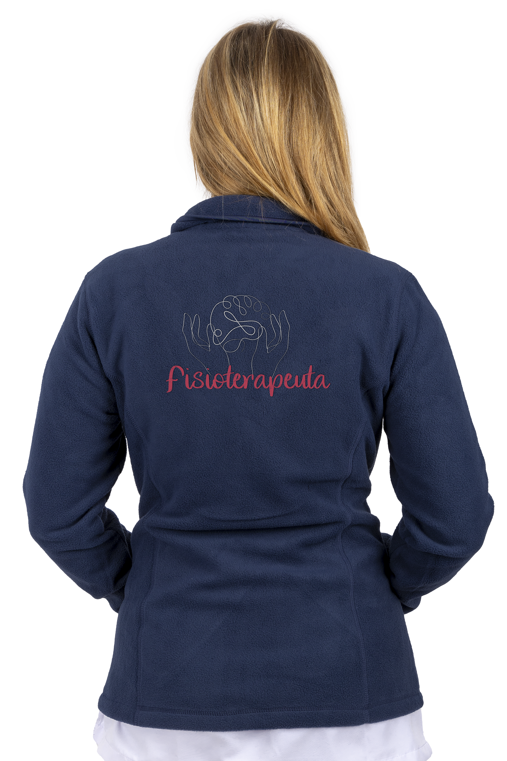 Personalized Women's Fleece Lining - Navy Blue-zoom-1