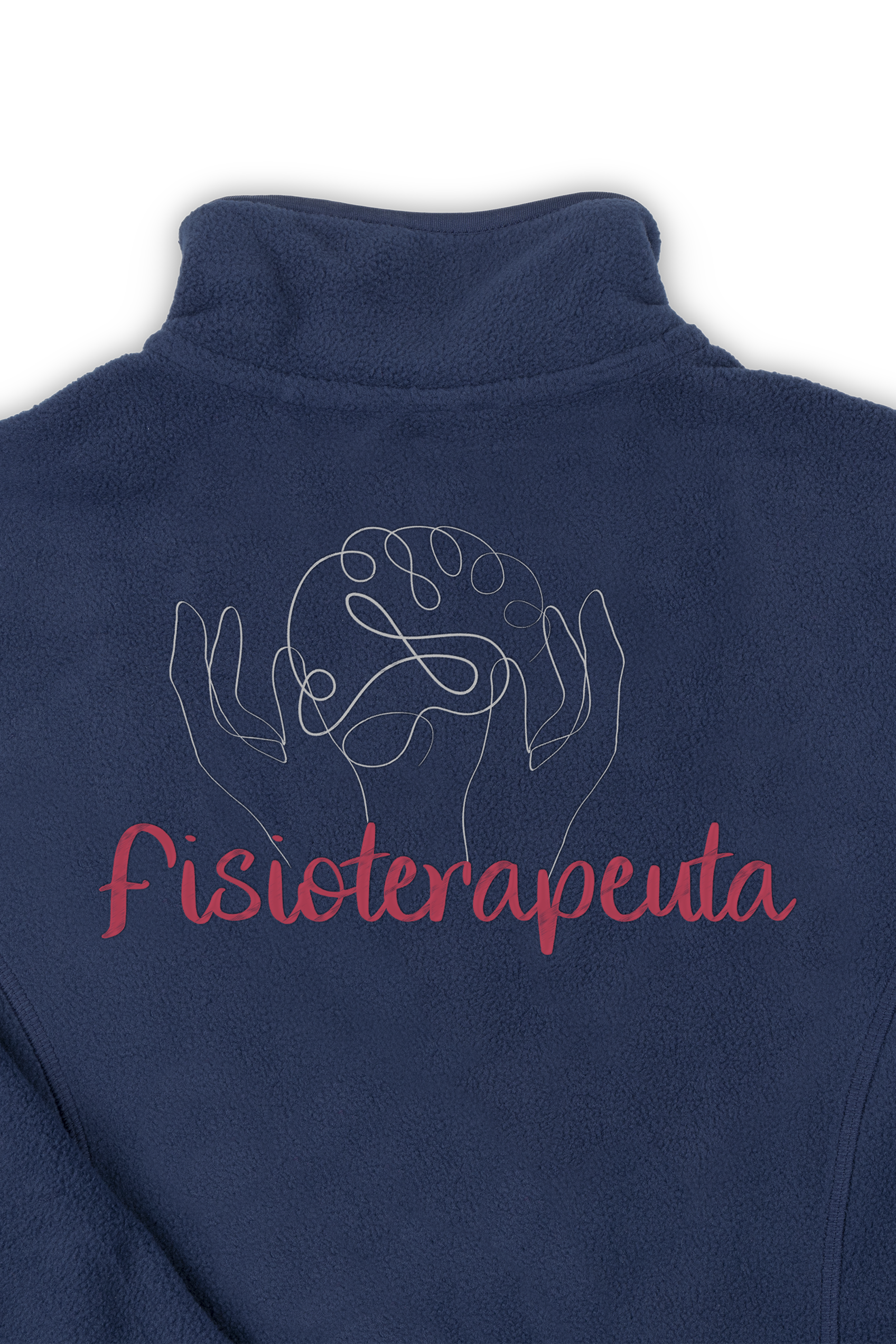 Personalized Women's Fleece Lining - Navy Blue-3