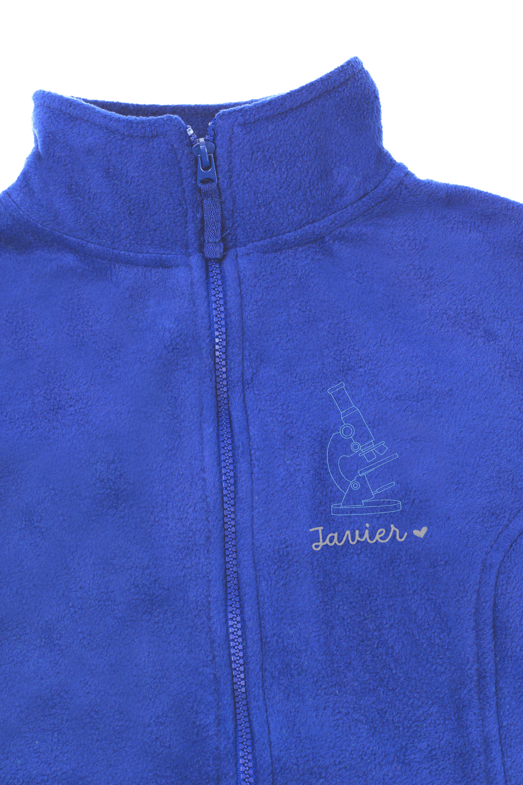 Personalized Men's Fleece Jacket - Royal Blue-2