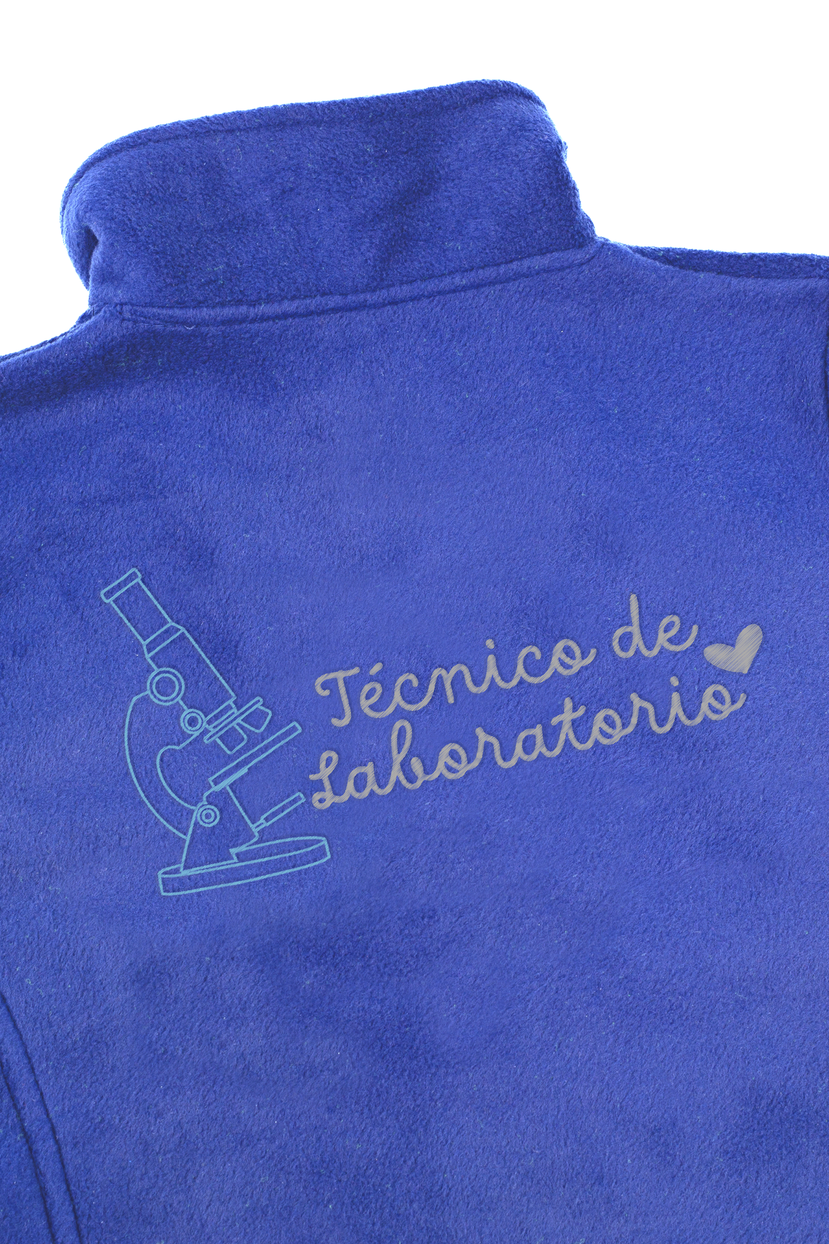 Personalized Men's Fleece Jacket - Royal Blue-3