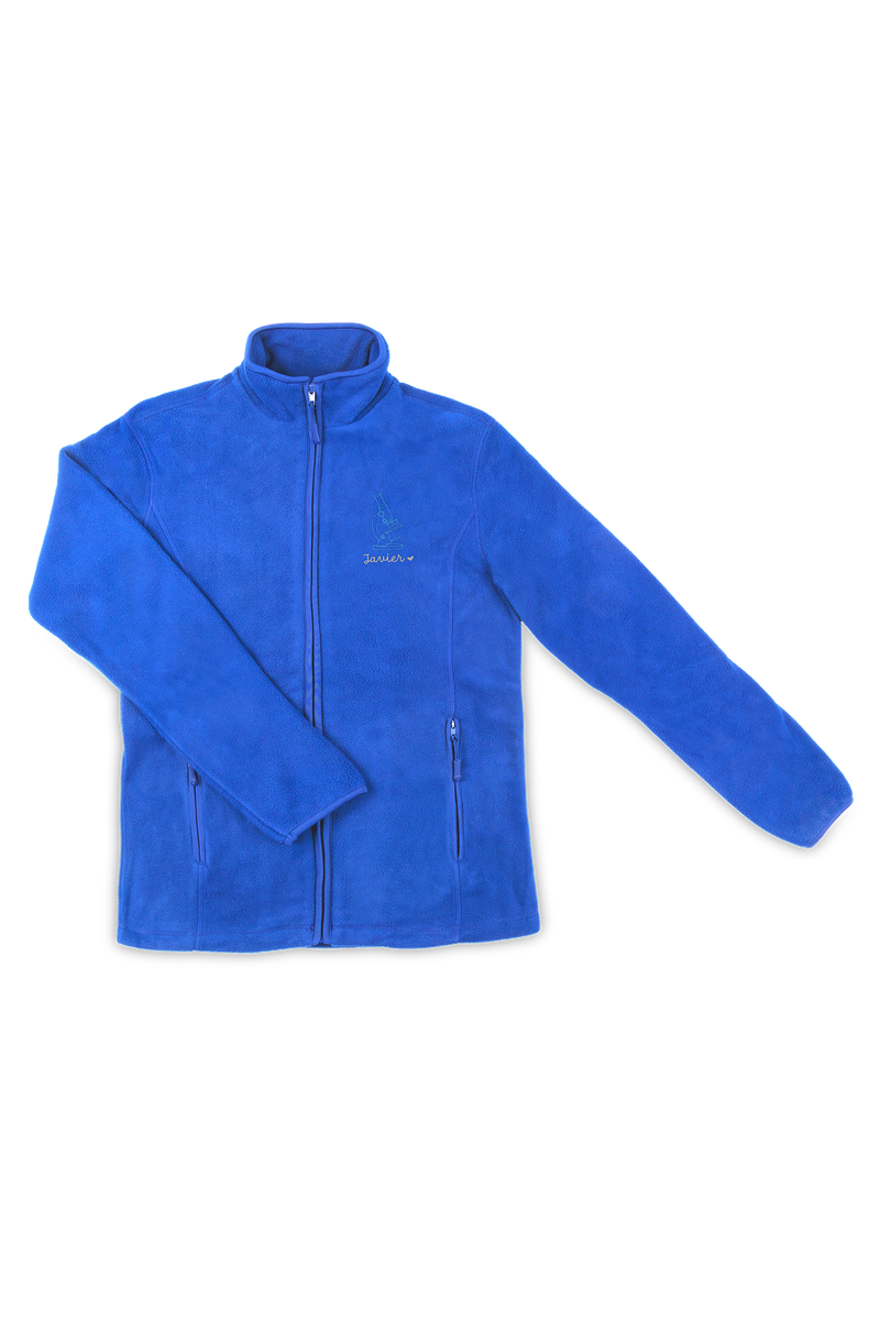 Personalized Men's Fleece Jacket - Royal Blue-zoom-