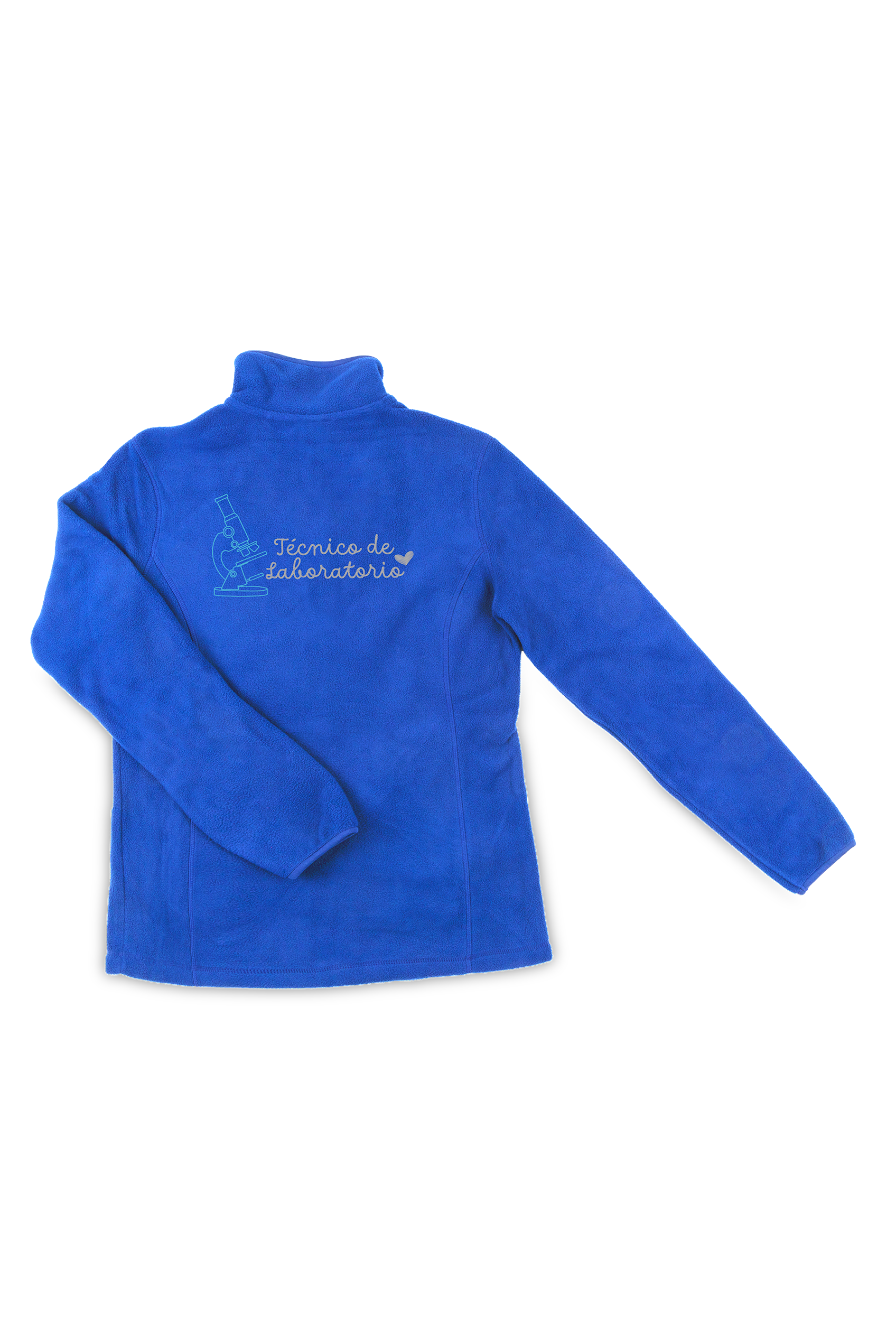 Personalized Men's Fleece Jacket - Royal Blue-5