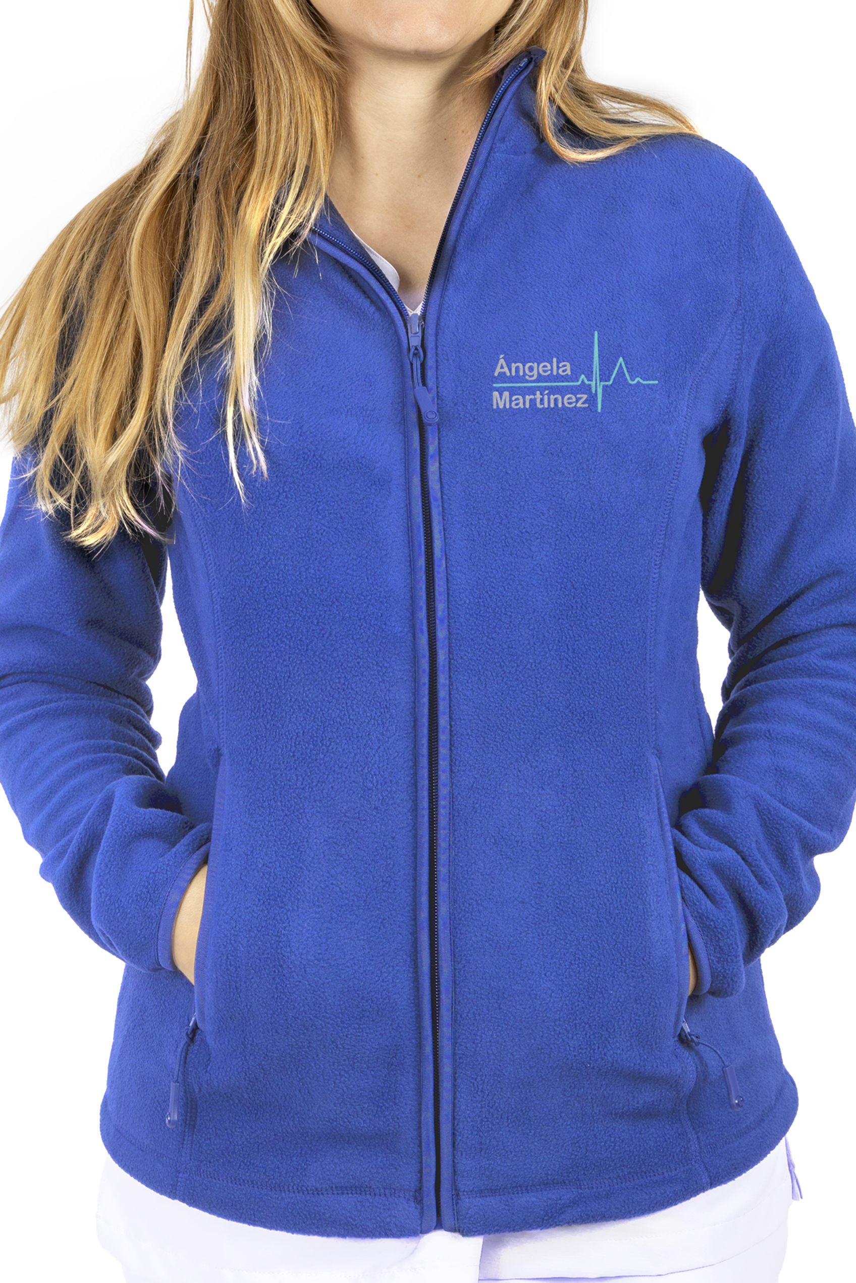 Personalized Women's Fleece Lining - Blue-2
