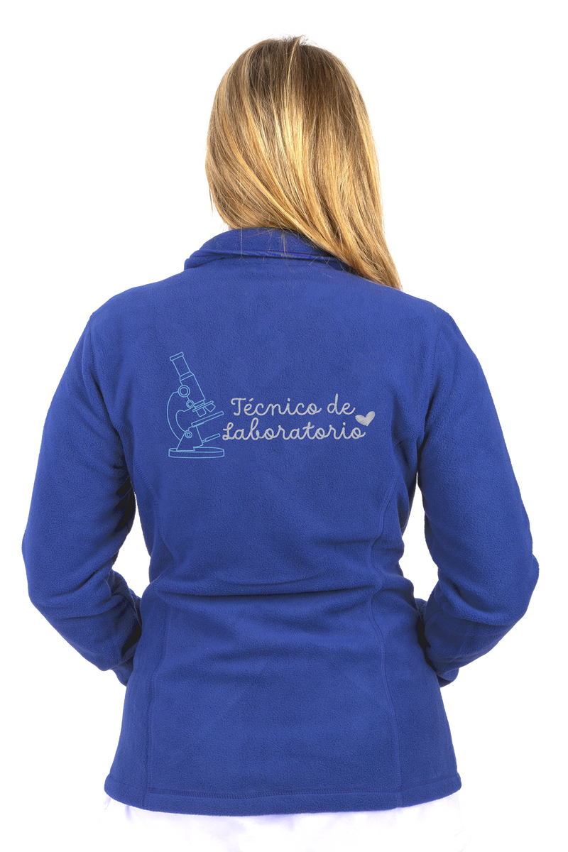 Personalized Women's Fleece Lining - Blue-zoom-