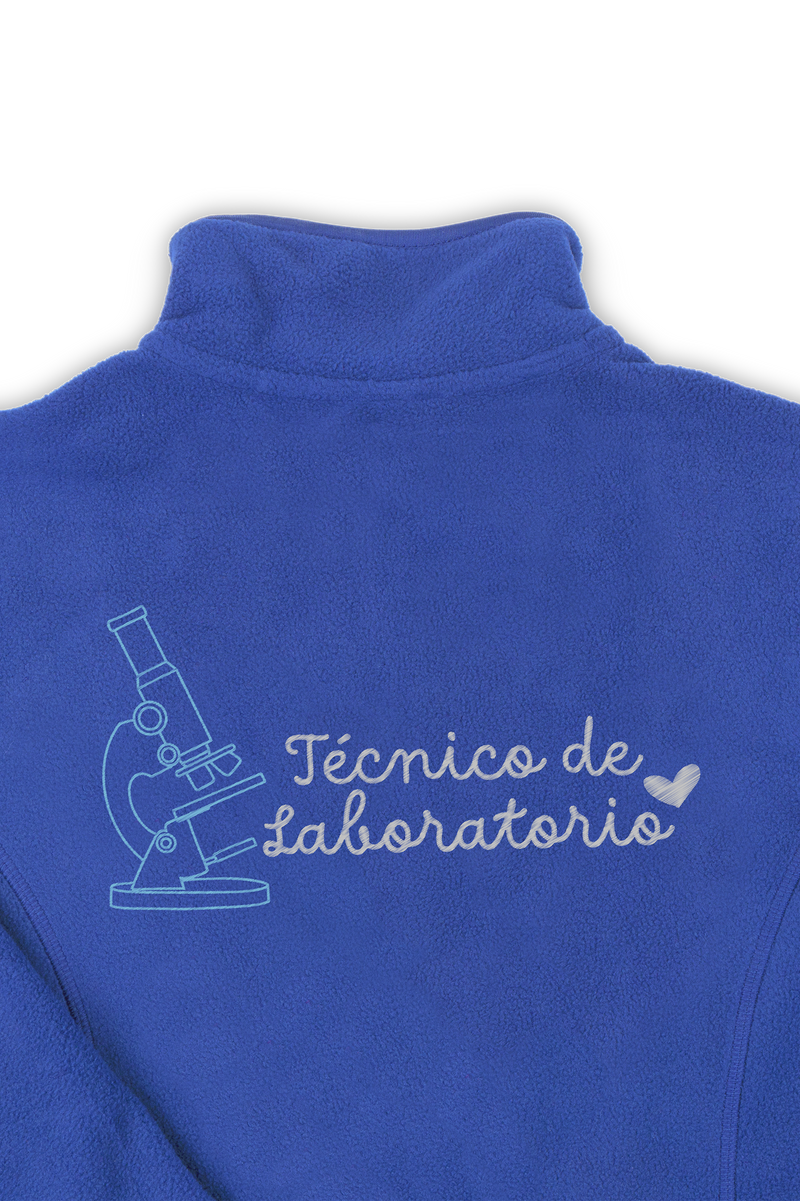 Personalized Women's Fleece Lining - Blue-zoom-