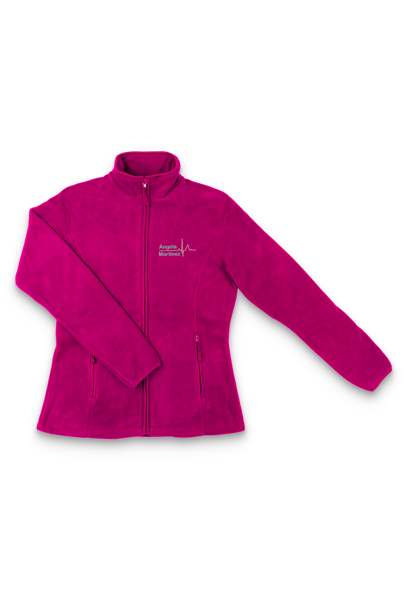 Personalized Women's Fleece Lining - Fuchsia-zoom-