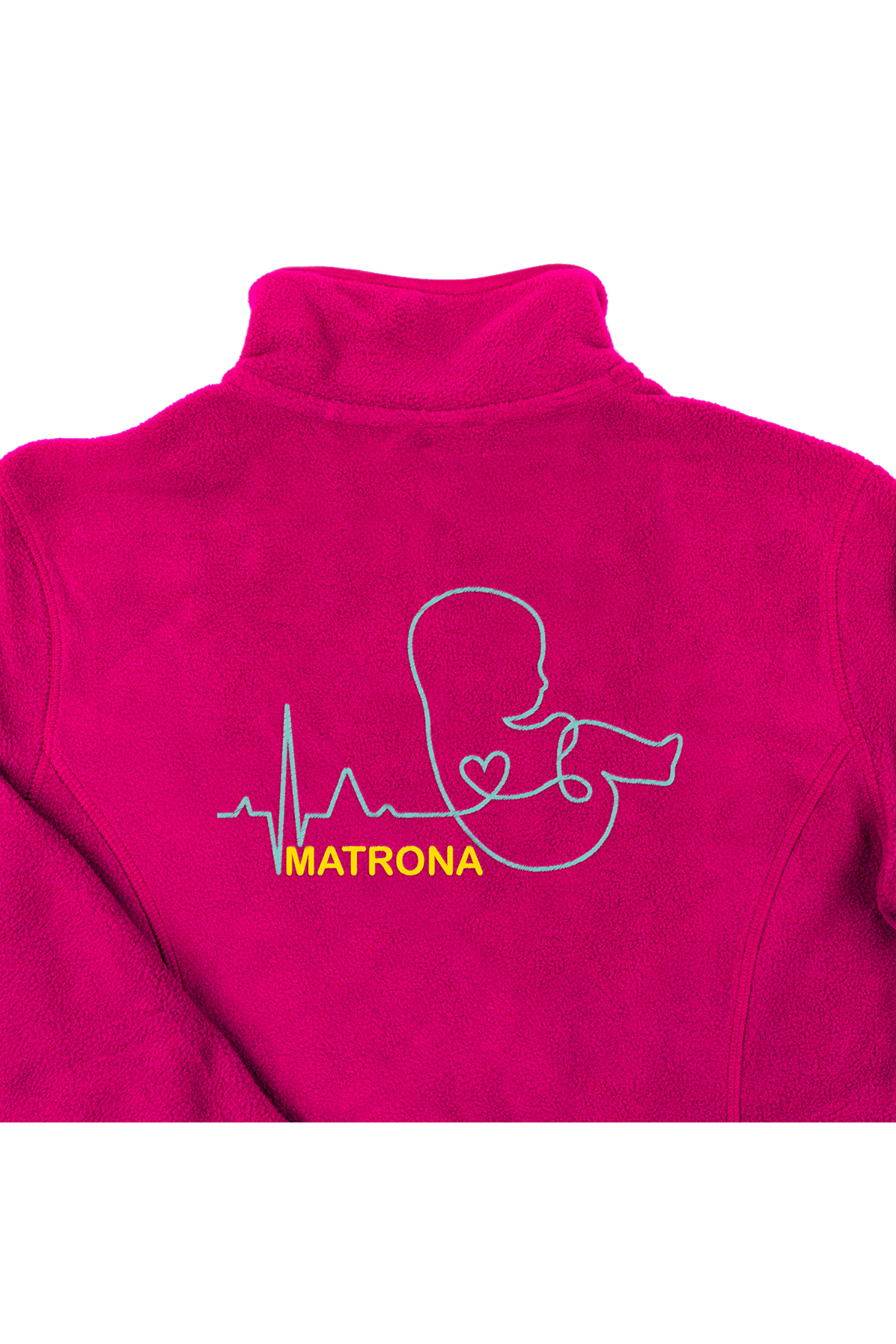 Personalized Women's Fleece Lining - Fuchsia-zoom-5