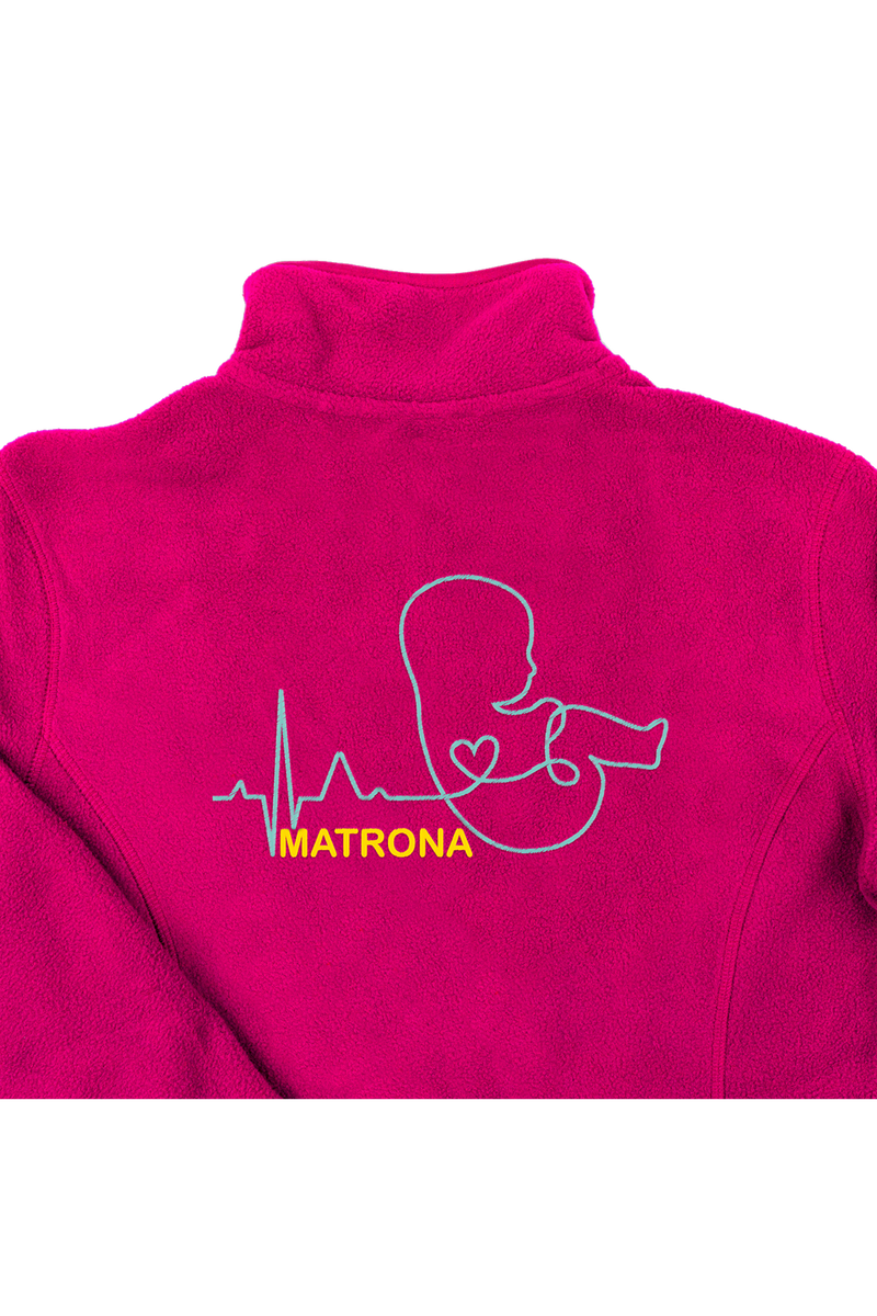 Personalized Women's Fleece Lining - Fuchsia-zoom-
