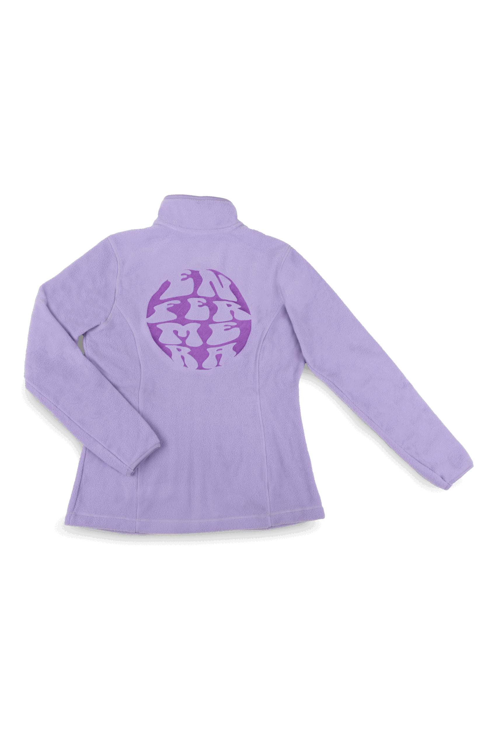 Personalized Women's Fleece Scrub Top – Lavender with Embroidery-10