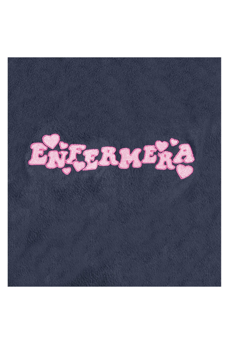 Personalized Women's Fleece Lining - Navy Blue-zoom-