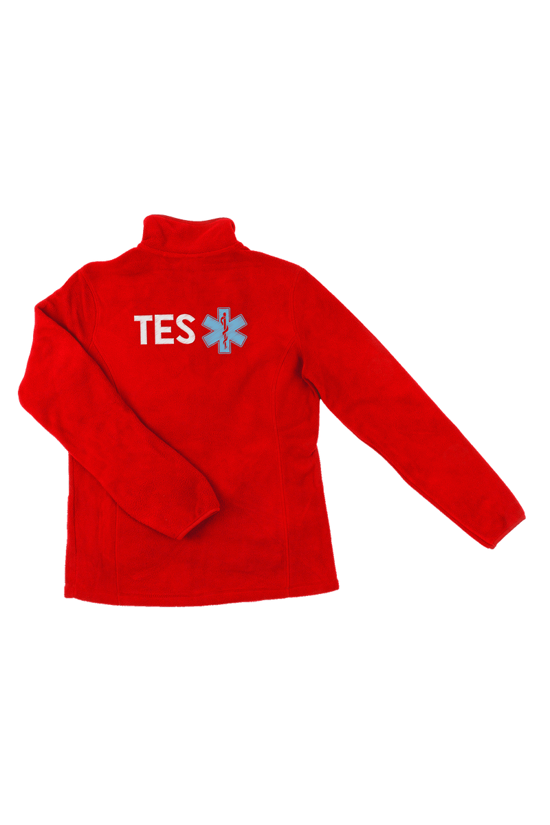 Personalized Men's Fleece Jacket - Red-zoom-