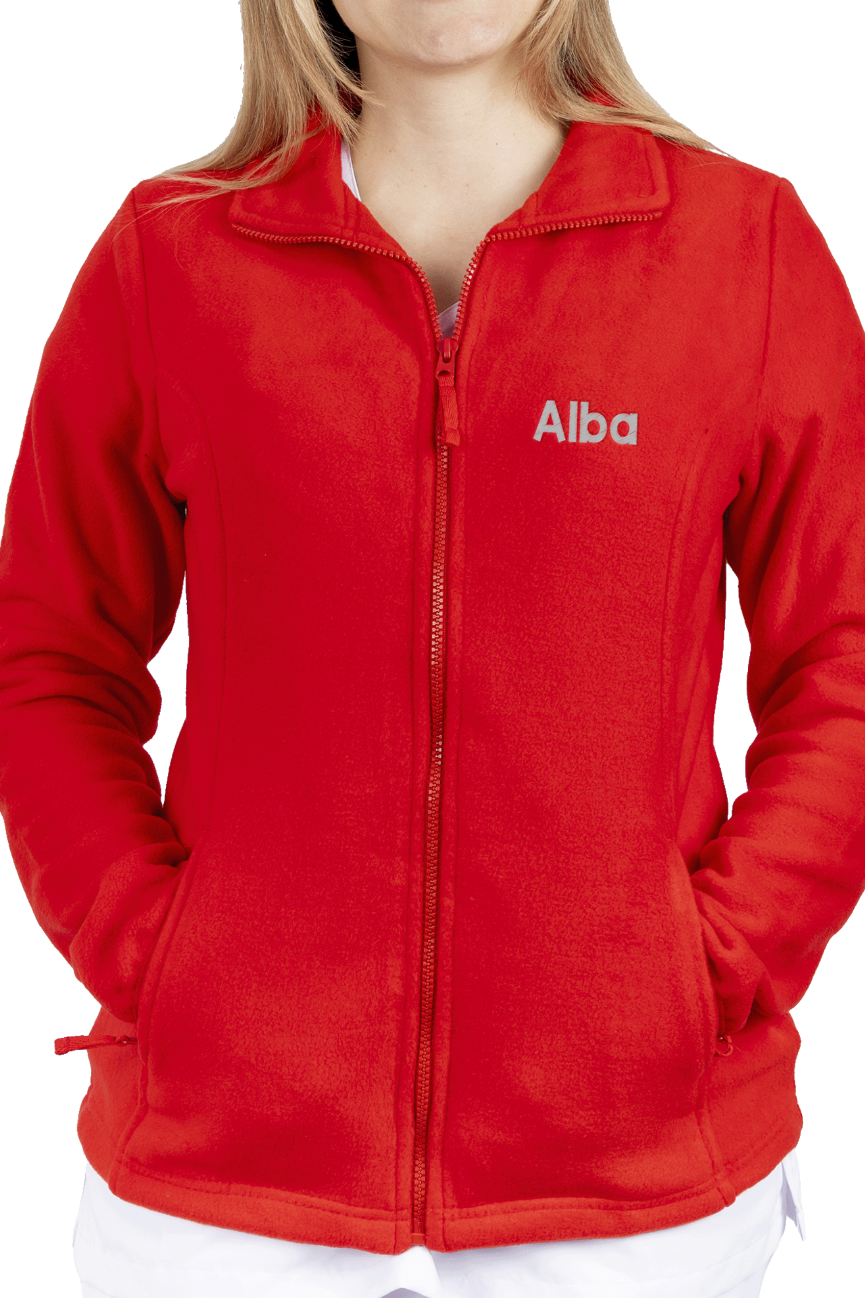 Personalized Women's Fleece Lining - Red-zoom-2