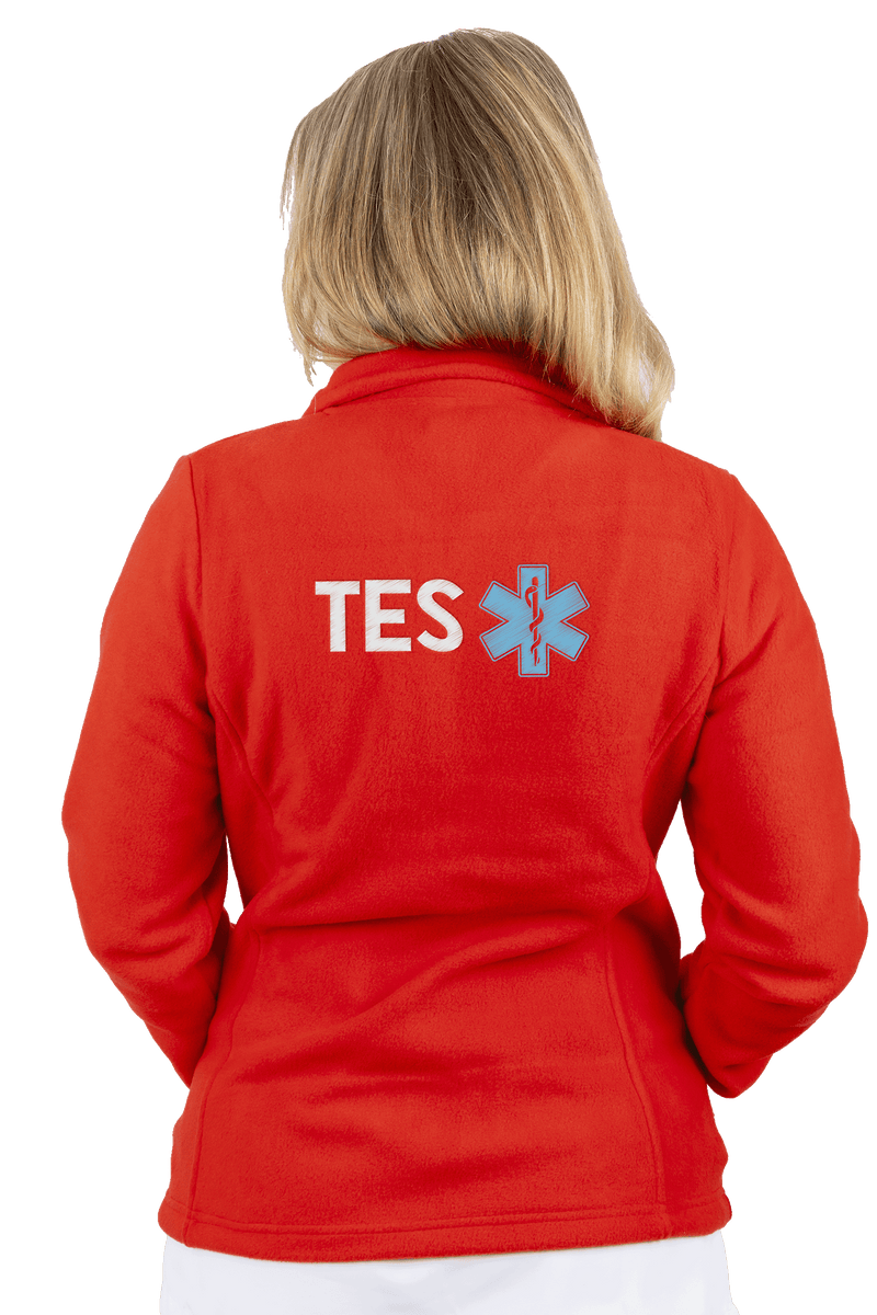 Personalized Women's Fleece Lining - Red-zoom-