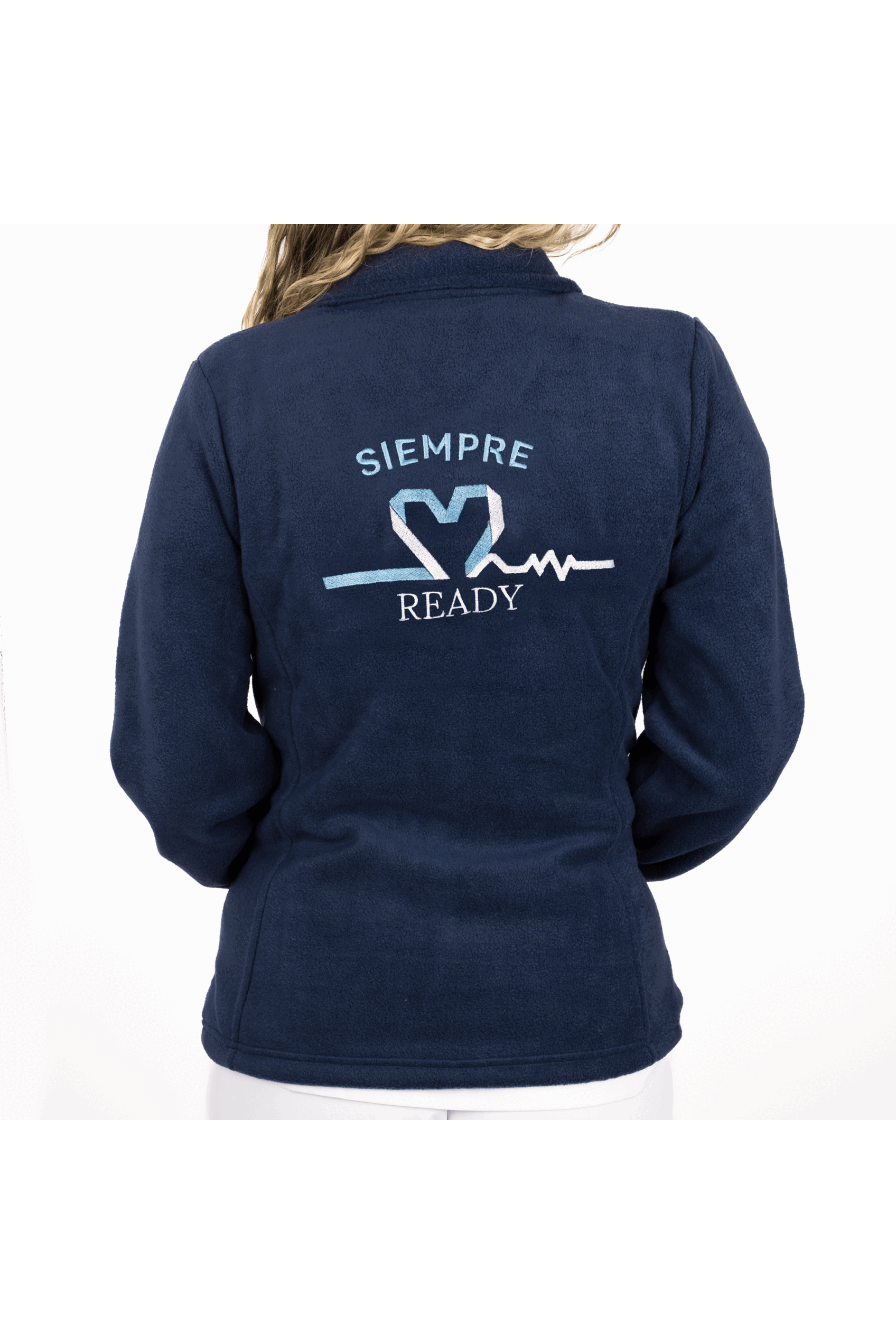 Personalized Women's Fleece Lining - Navy Blue-10