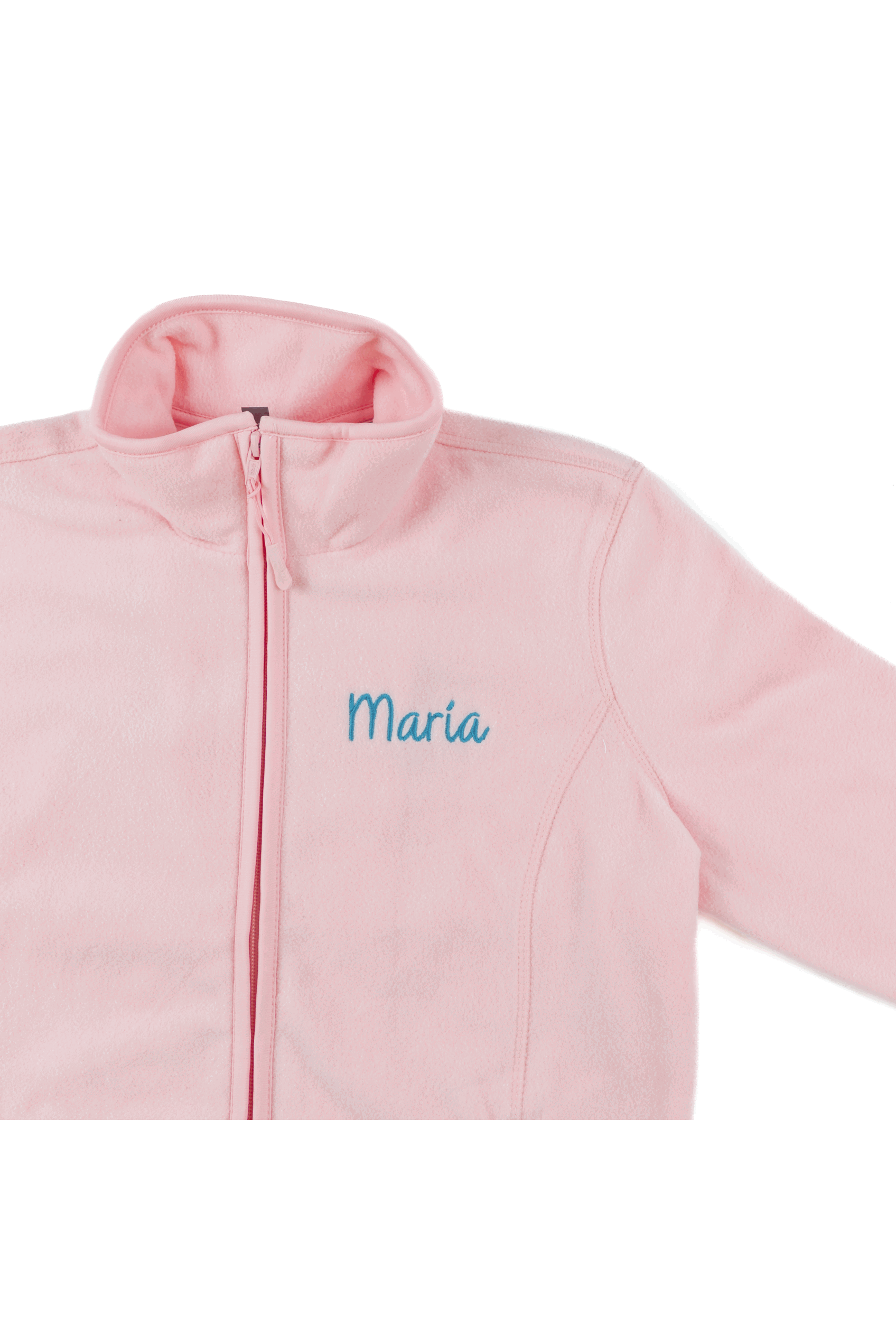 Personalized Women's Fleece Scrub Top – Sweet Pink-10