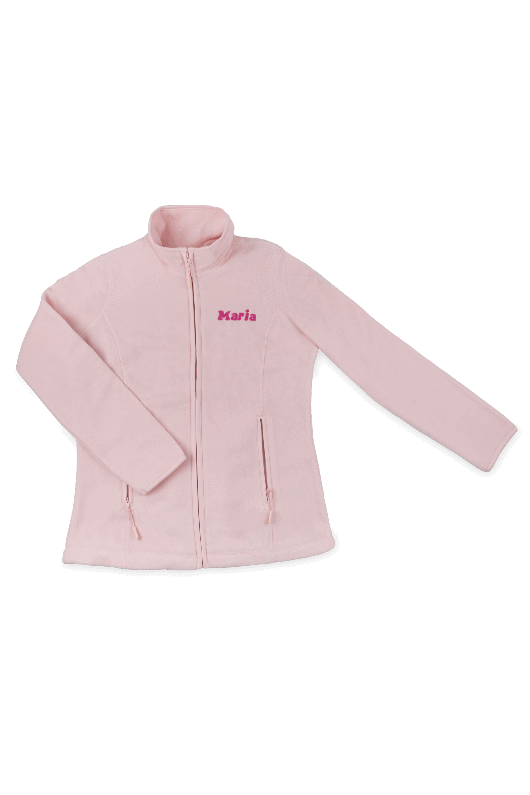 Personalized Women's Fleece Scrub Top – Sweet Pink-6