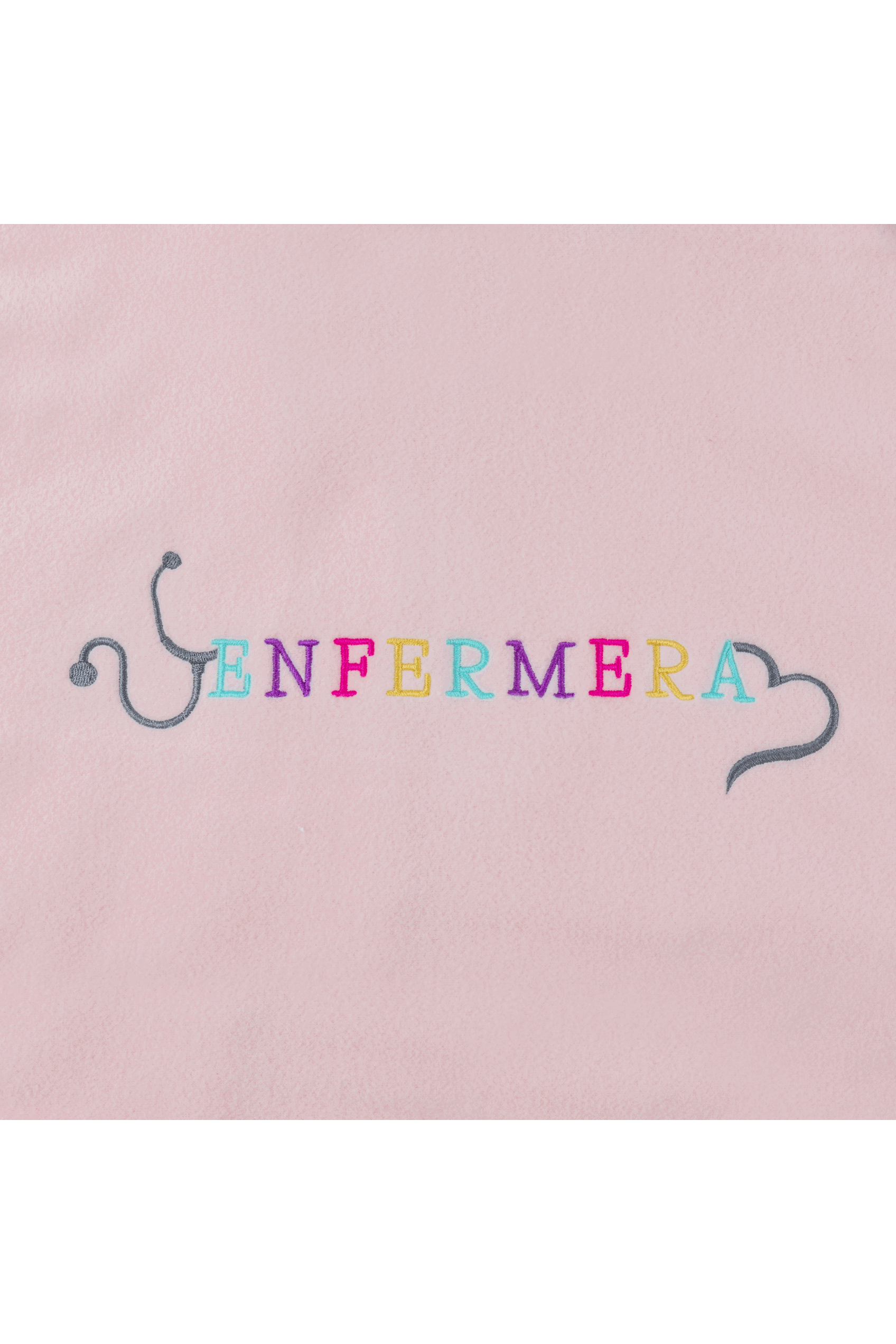 Personalized Women's Fleece Scrub Top – Sweet Pink-18