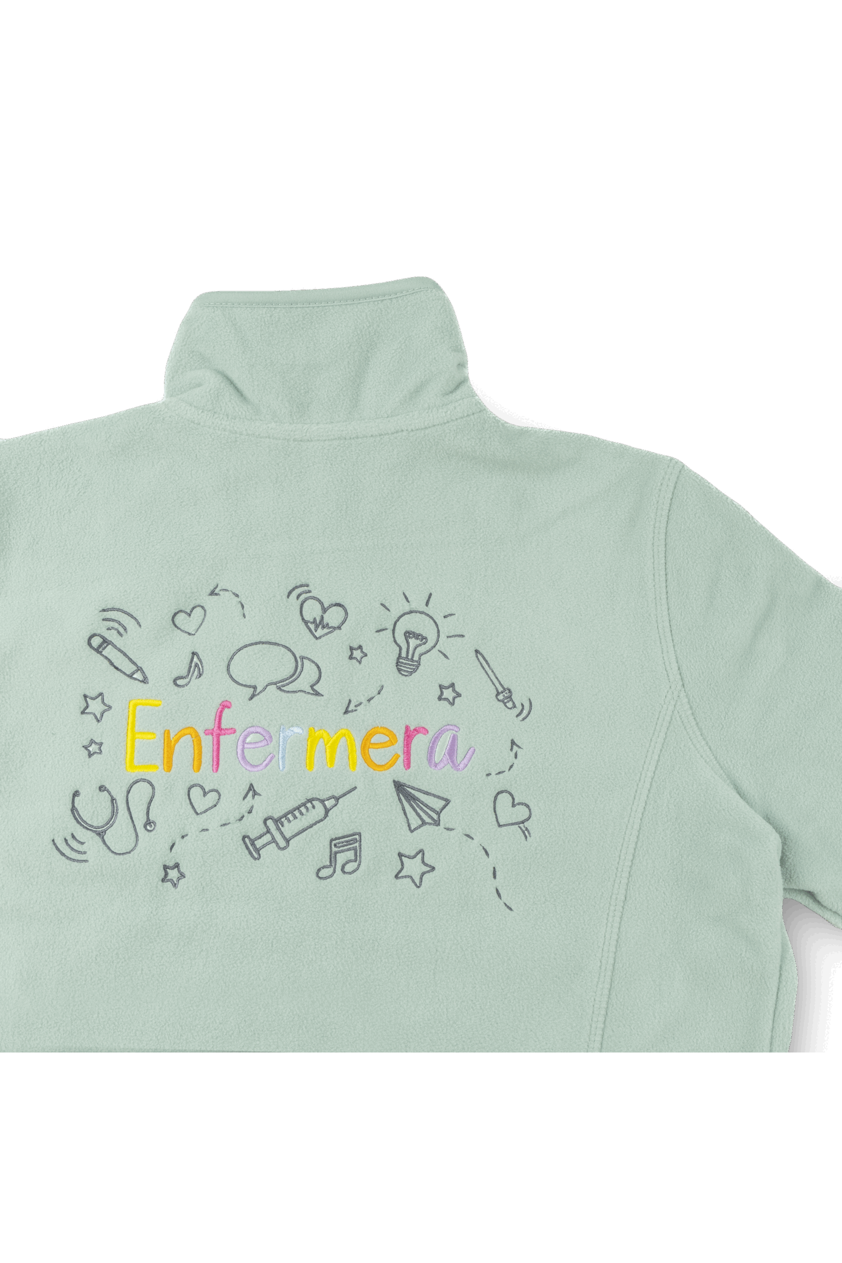 Personalized Women's Fleece Lining - Sweet Green-zoom-7