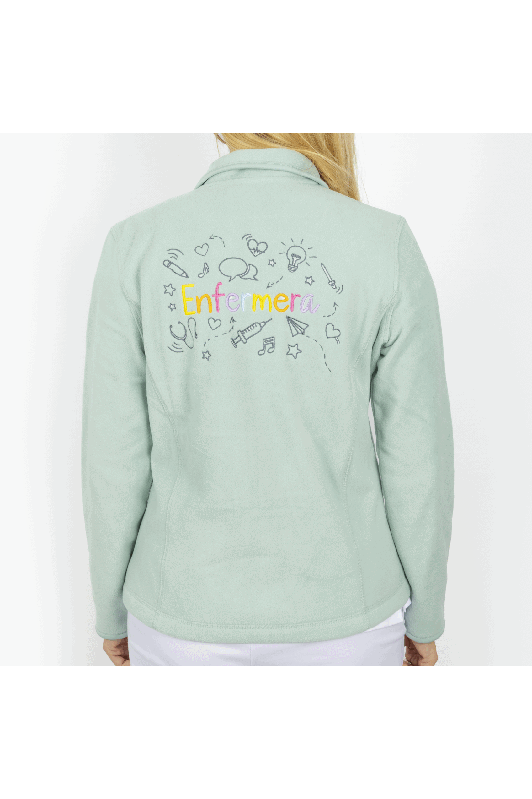Personalized Women's Fleece Lining - Sweet Green-2