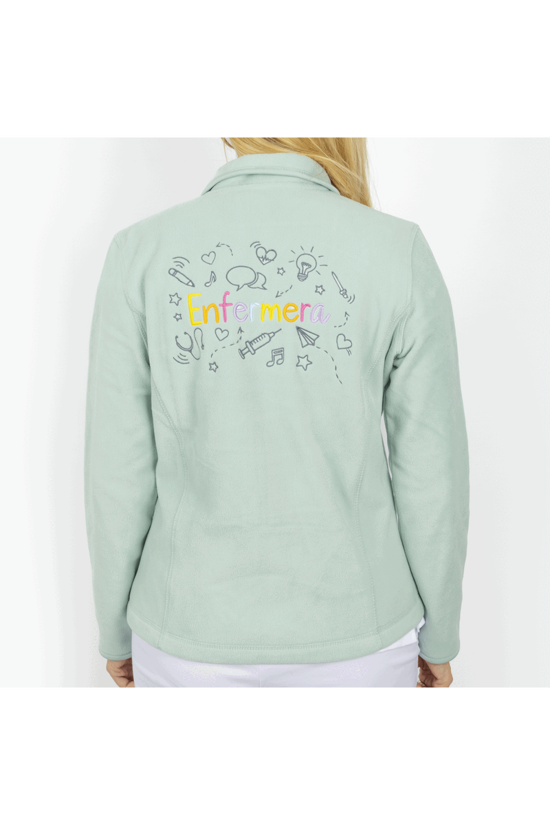 Personalized Women's Fleece Lining - Sweet Green-zoom-