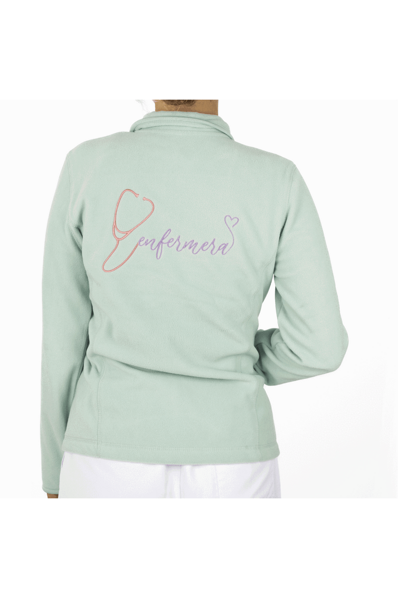 Personalized Women's Fleece Lining - Sweet Green-zoom-