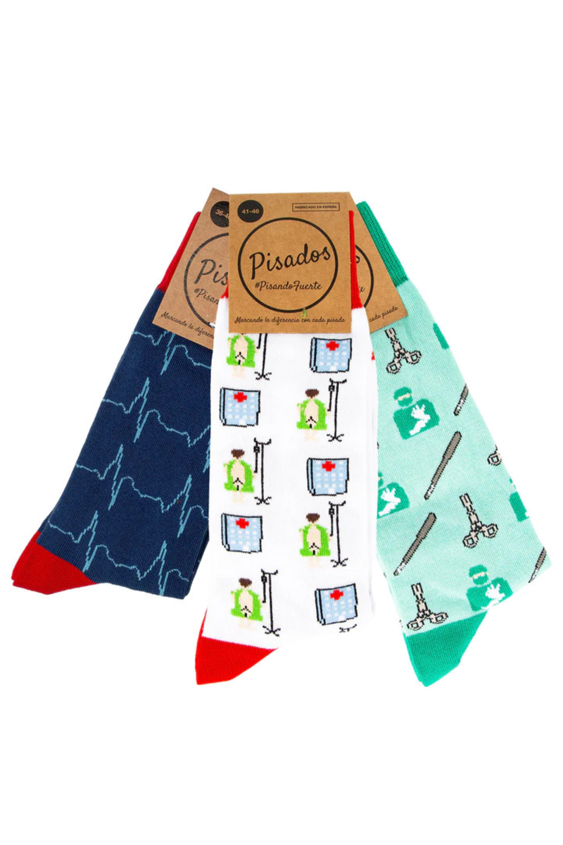 Ankle sock pack - Blue Healthy Tools, No Anesthesia and Healthy Bottom-zoom-