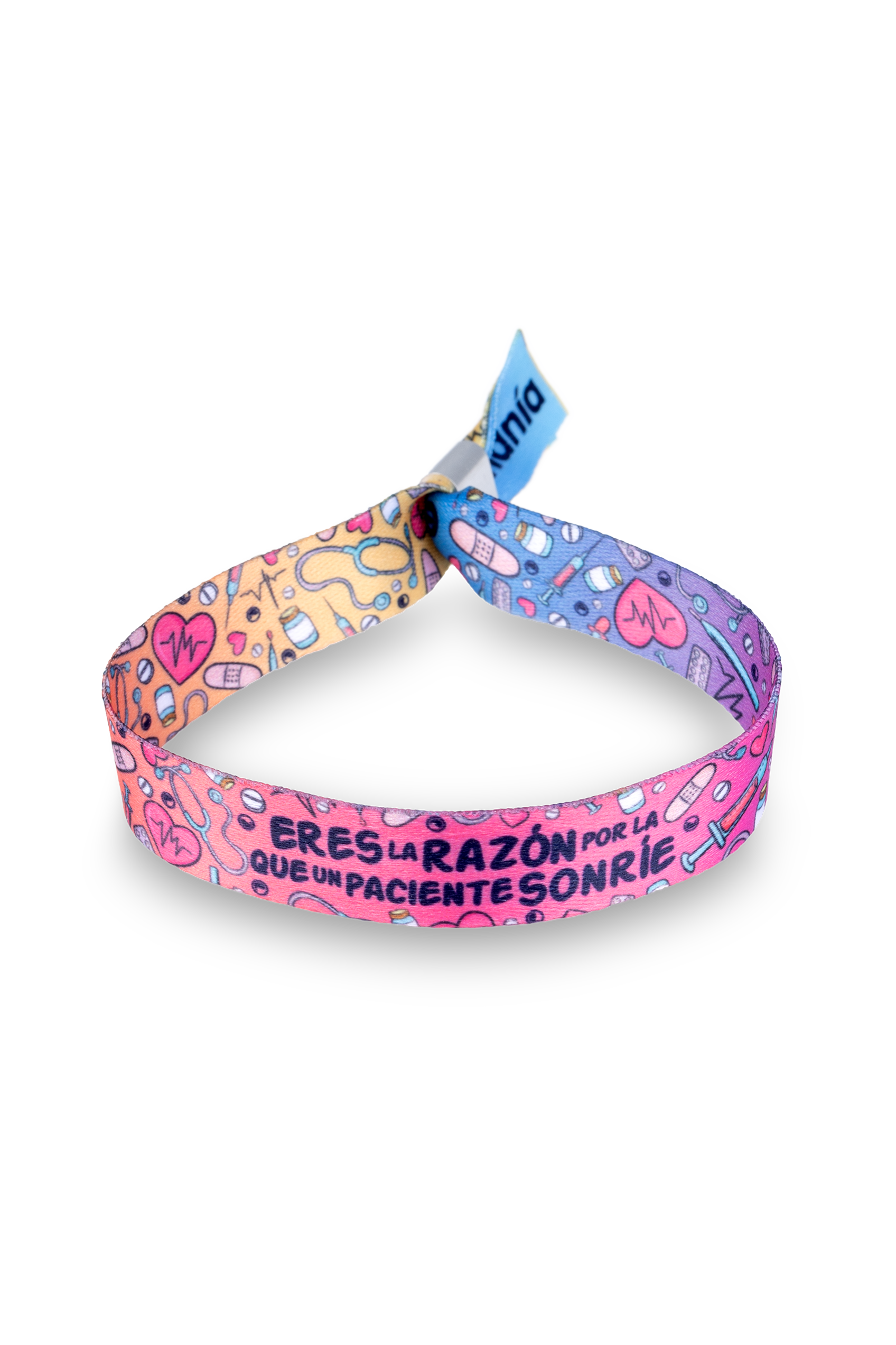 Pulsera estampada enfermera - Colorful