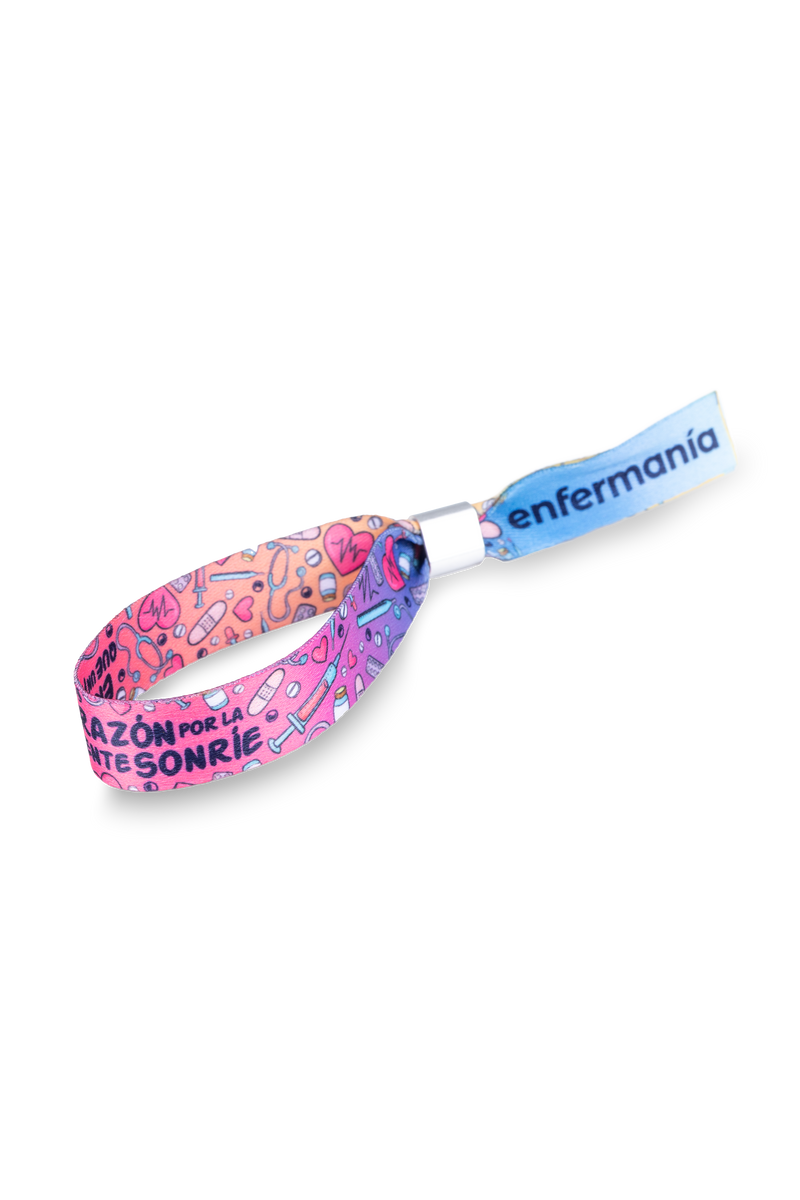 Nurse Printed Bracelet - Colorful -zoom-