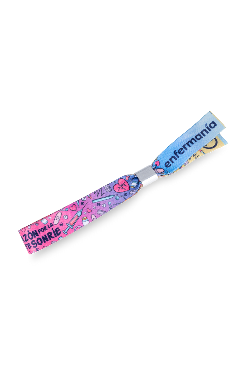 Nurse Printed Bracelet - Colorful -zoom-
