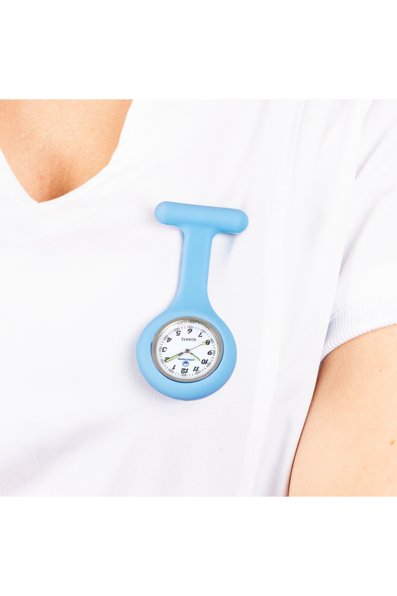 Silicone Nurse Watch - Solid Colors -zoom-