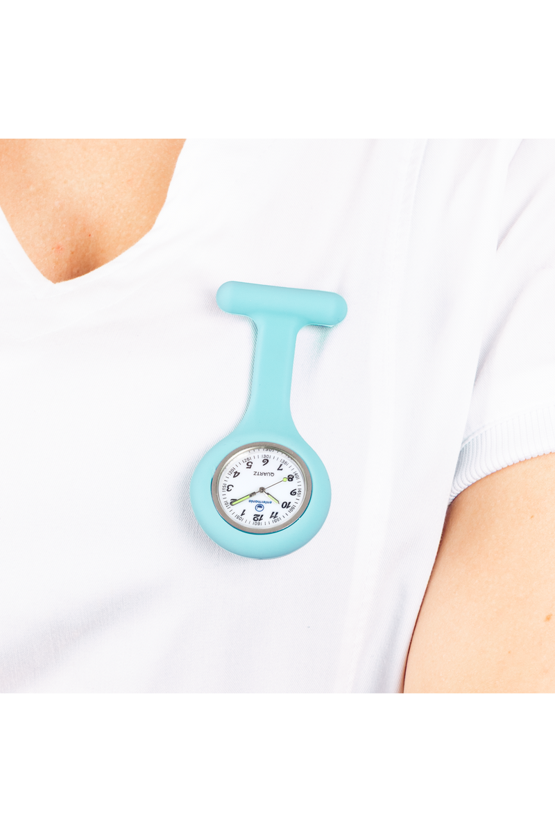 Silicone Nurse Watch - Solid Colors -zoom-