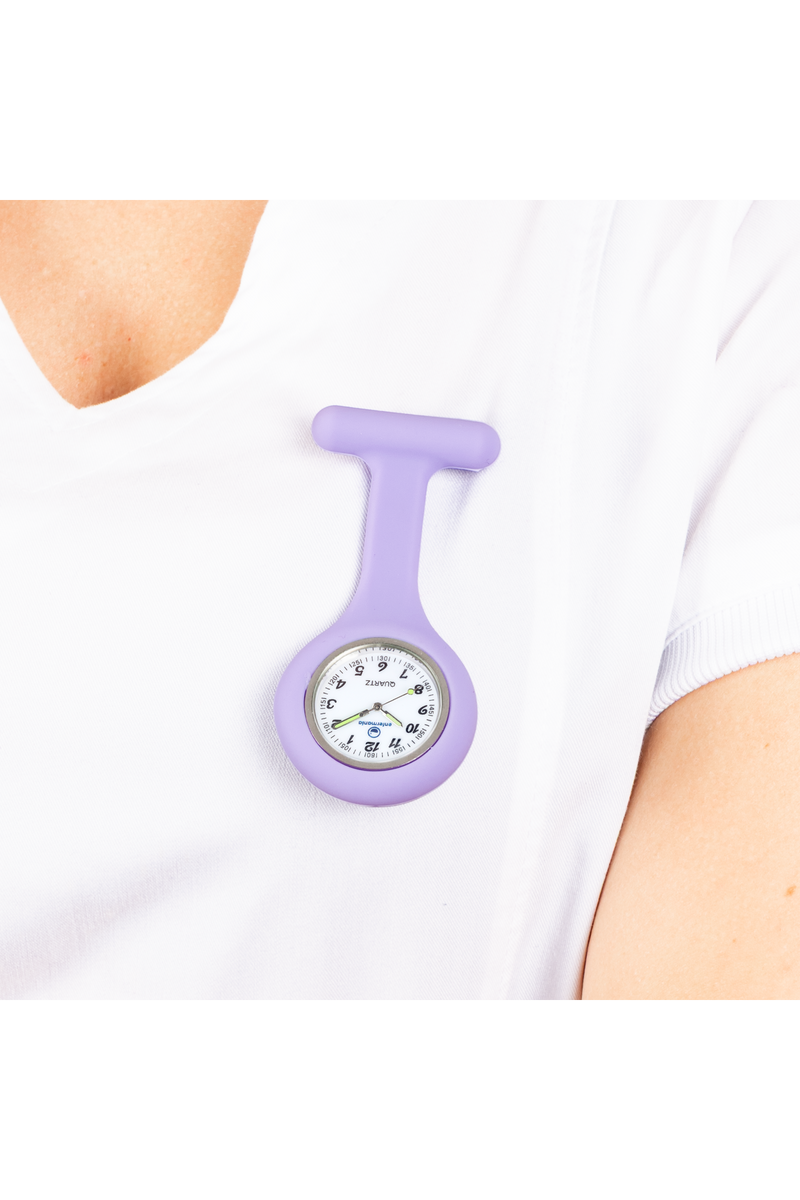 Silicone Nurse Watch - Solid Colors -zoom-