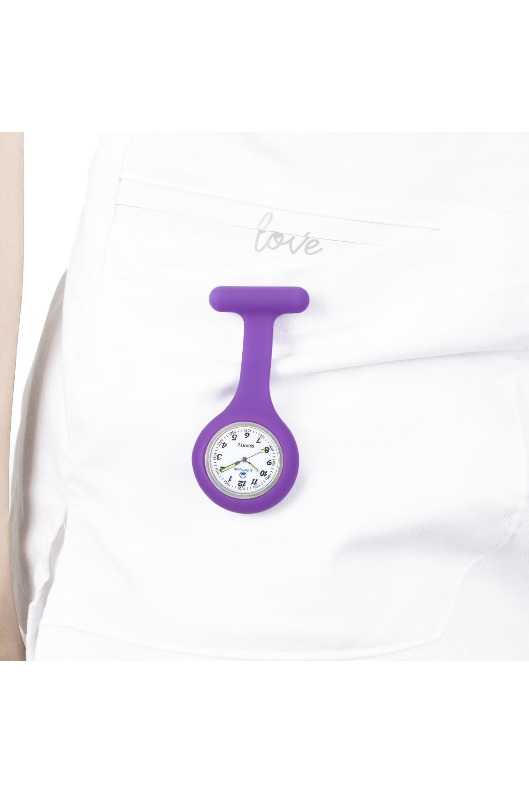 Silicone Nurse Watch - Solid Colors -12