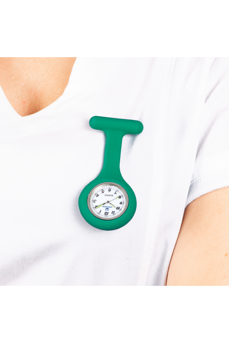 Silicone Nurse Watch - Solid Colors -zoom-