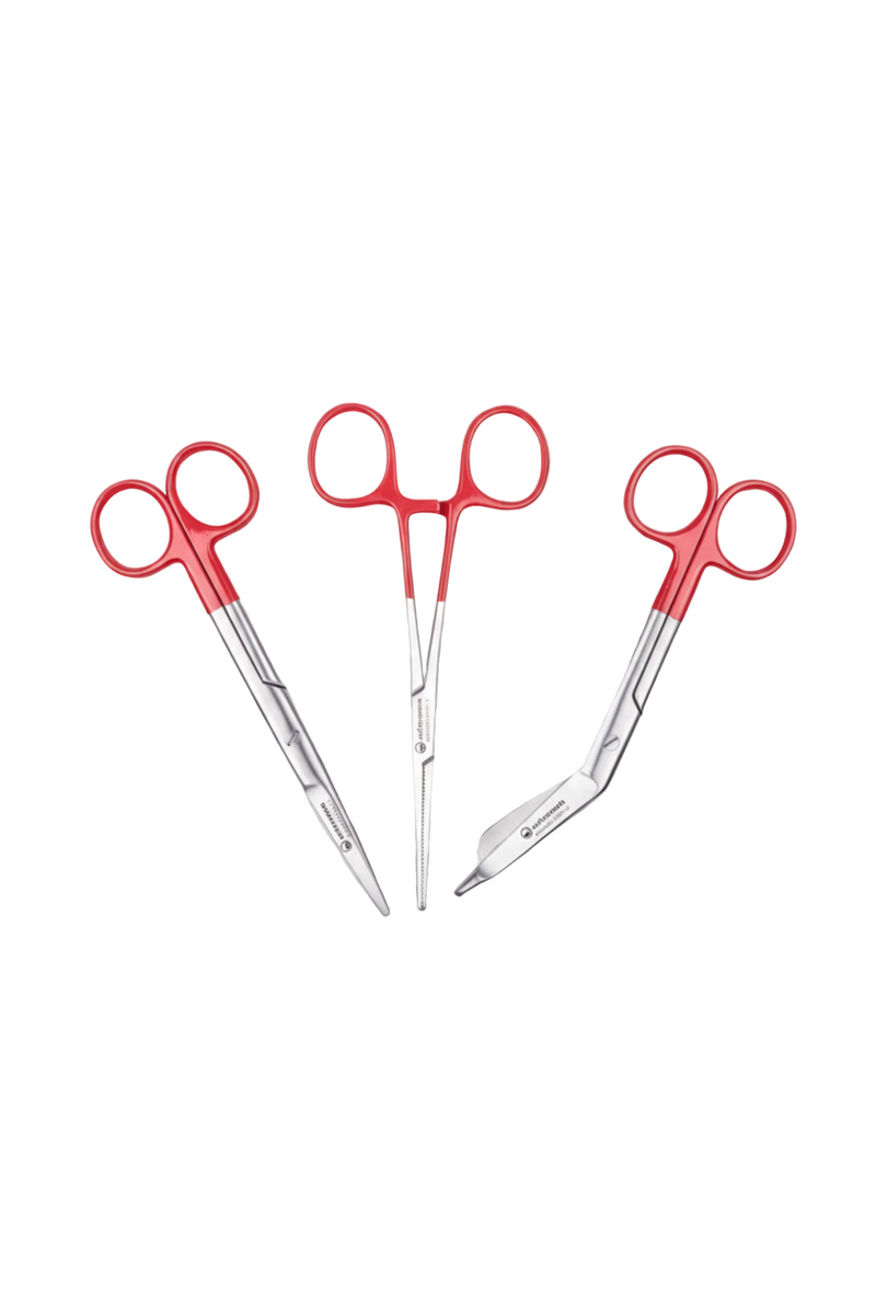 Scissors Trio Set - Red-zoom-