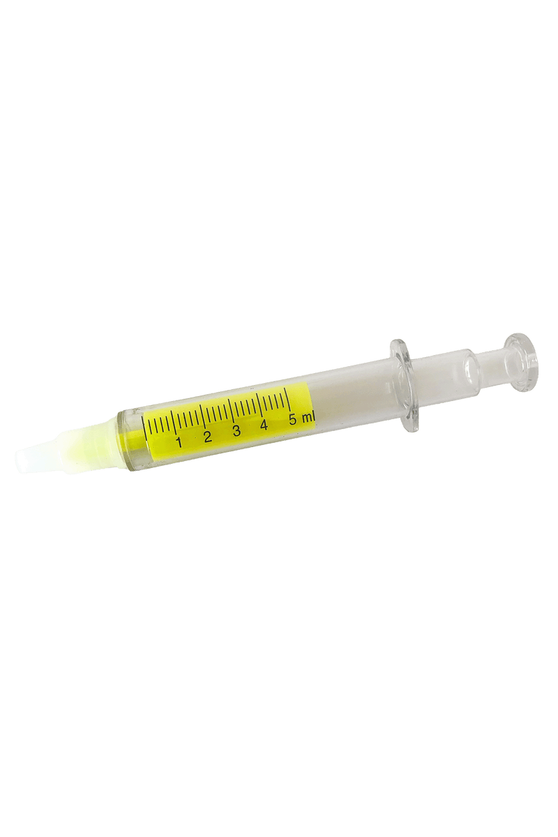 Thick fluorescent markers - Syringe-zoom-