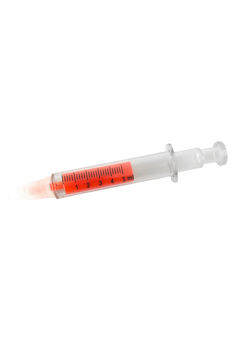 Thick fluorescent markers - Syringe-zoom-
