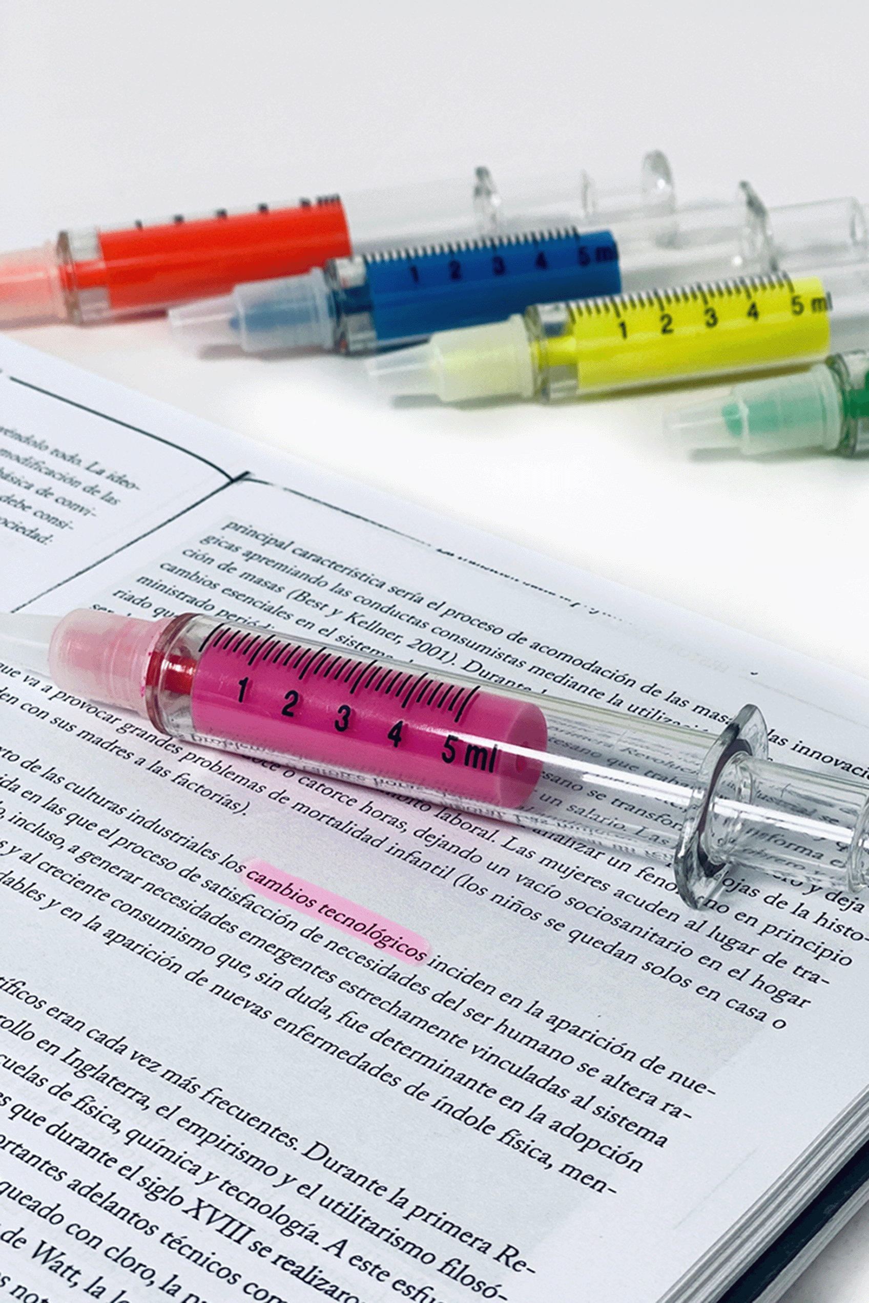 Thick fluorescent markers - Syringe-7